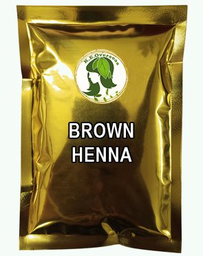 Henna-Based Brown Hair Color