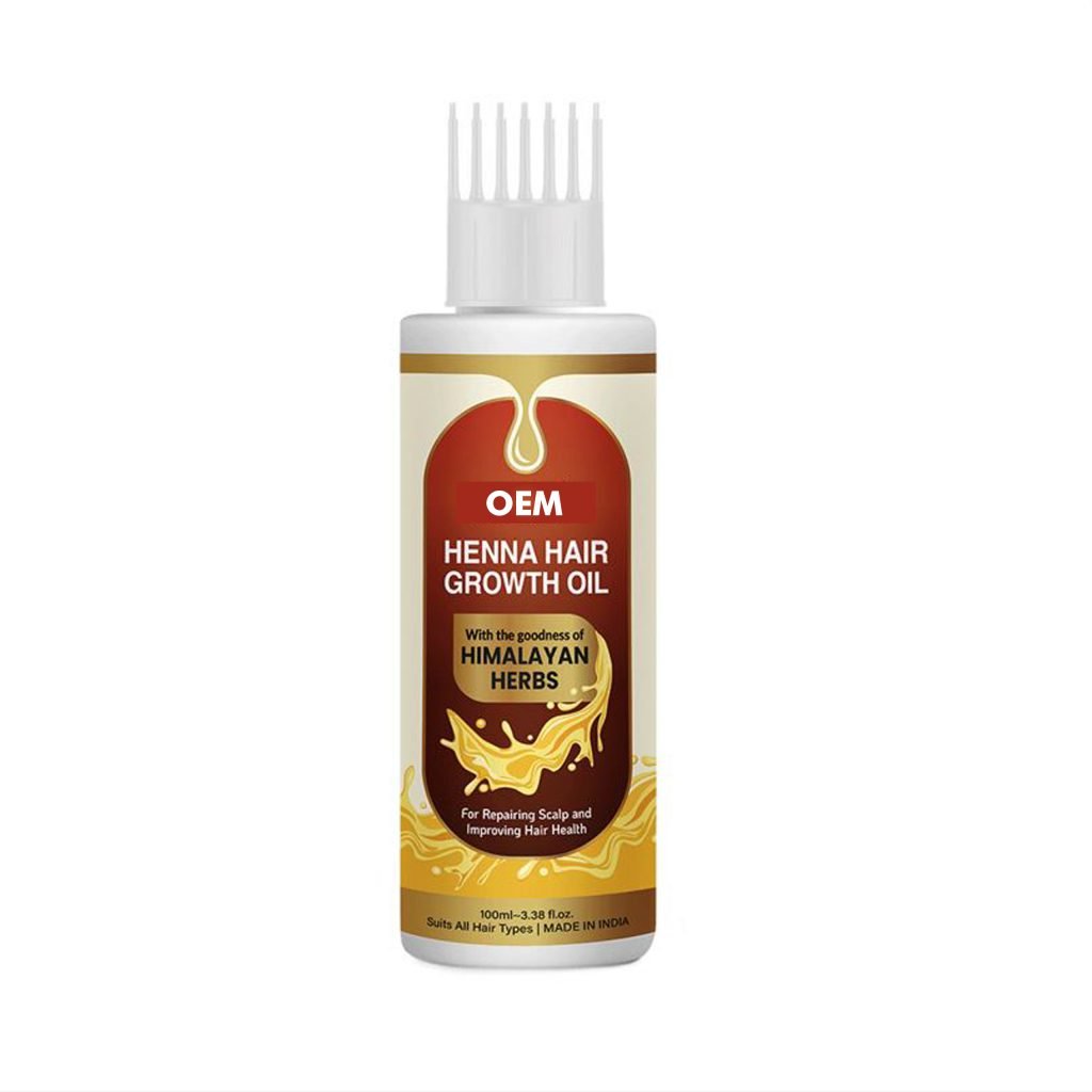 Henna hair growth oil