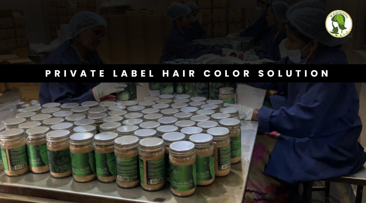 private label hair color manufcaturer