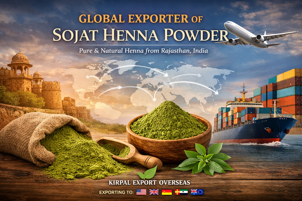 Global Exporter of Sojat Henna Powder