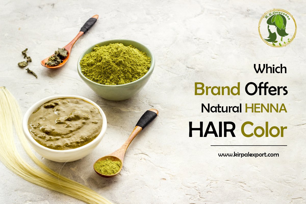 Natural hair color manufacturer.