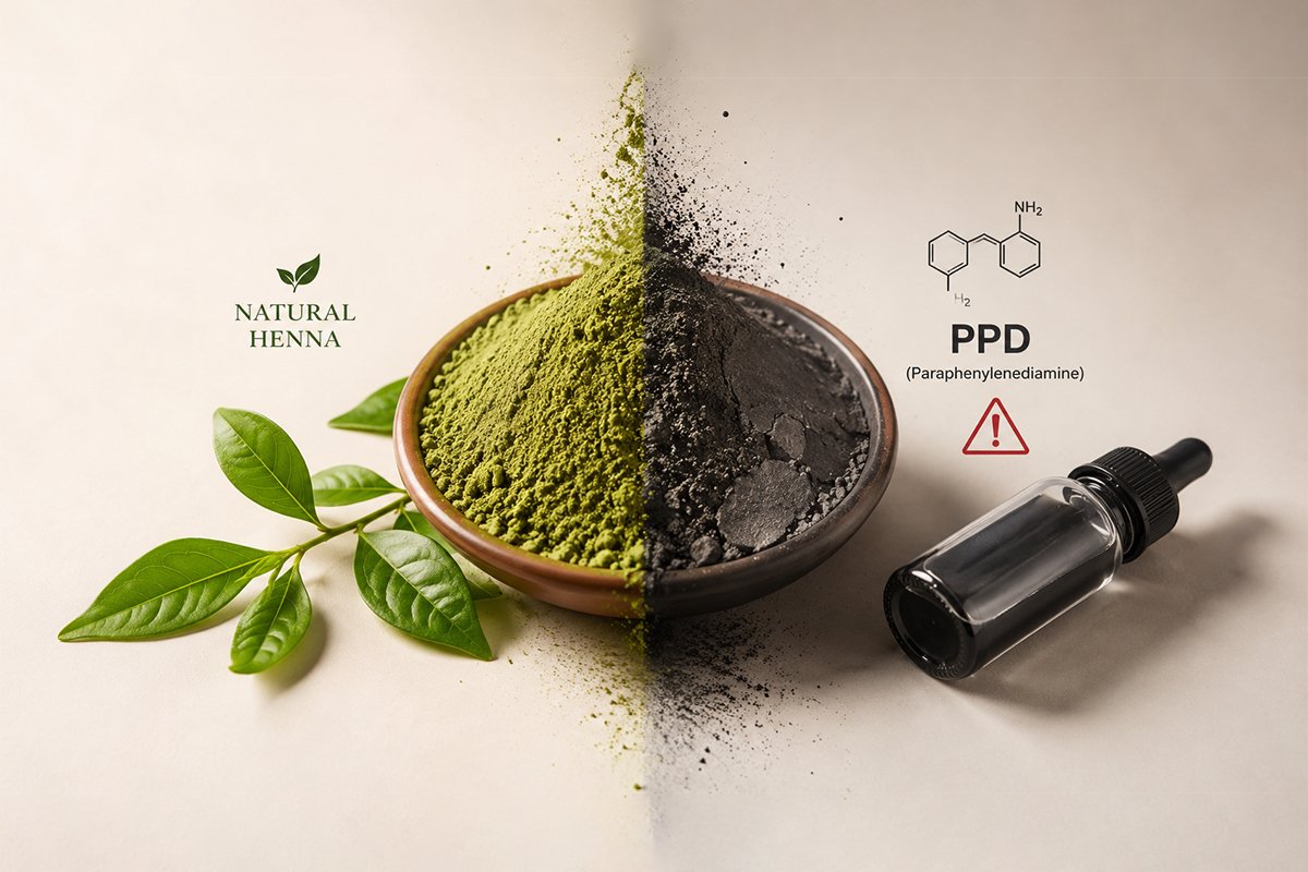 henna manufacturer with PPD chemical free by kirpal export overseas (KEO).