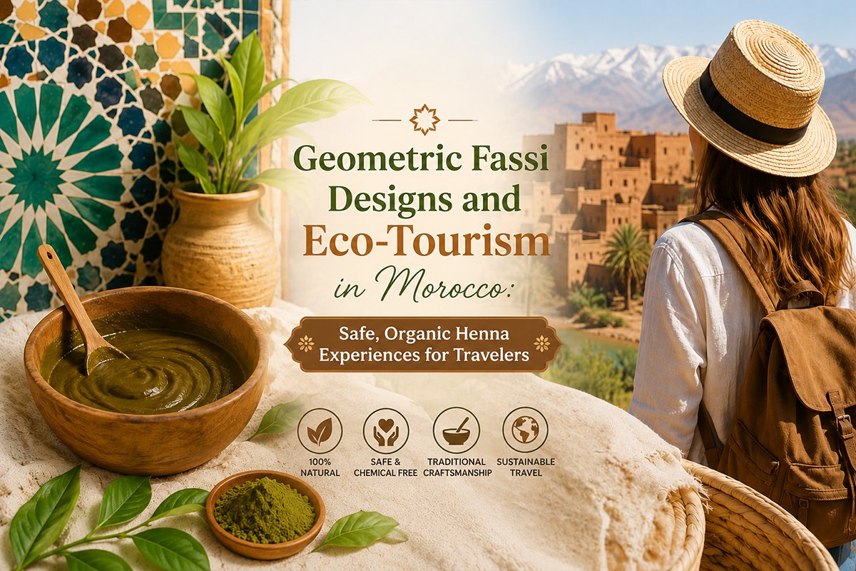 geomatric organinc henna in morocco.