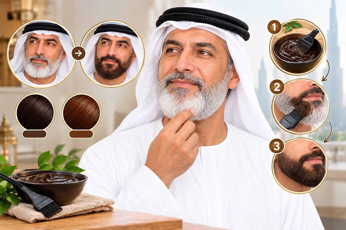 مصنّع ألوان اللحية الطبيعية