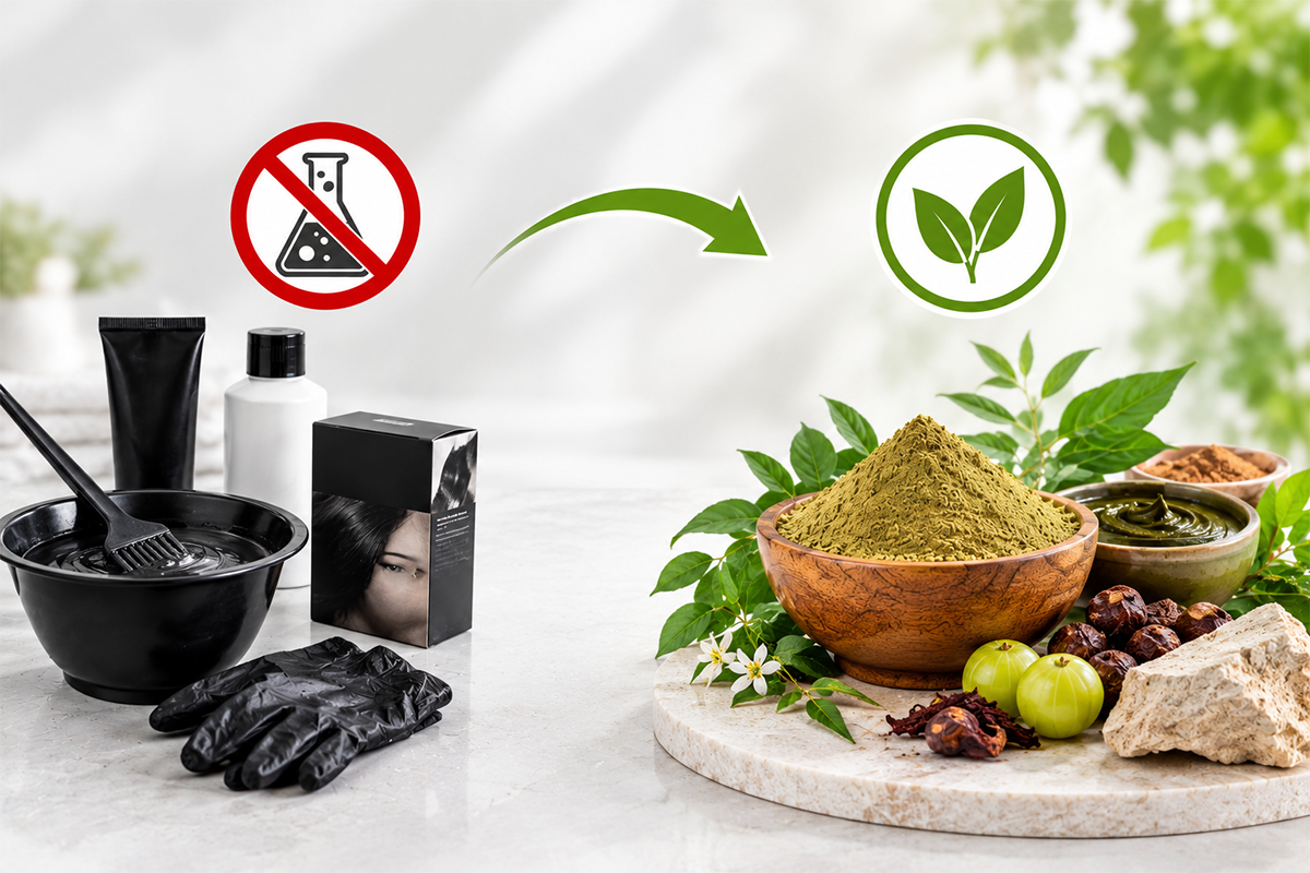 hair color manufacturers made with herbal hair color by kirpal export overseas (KEO).