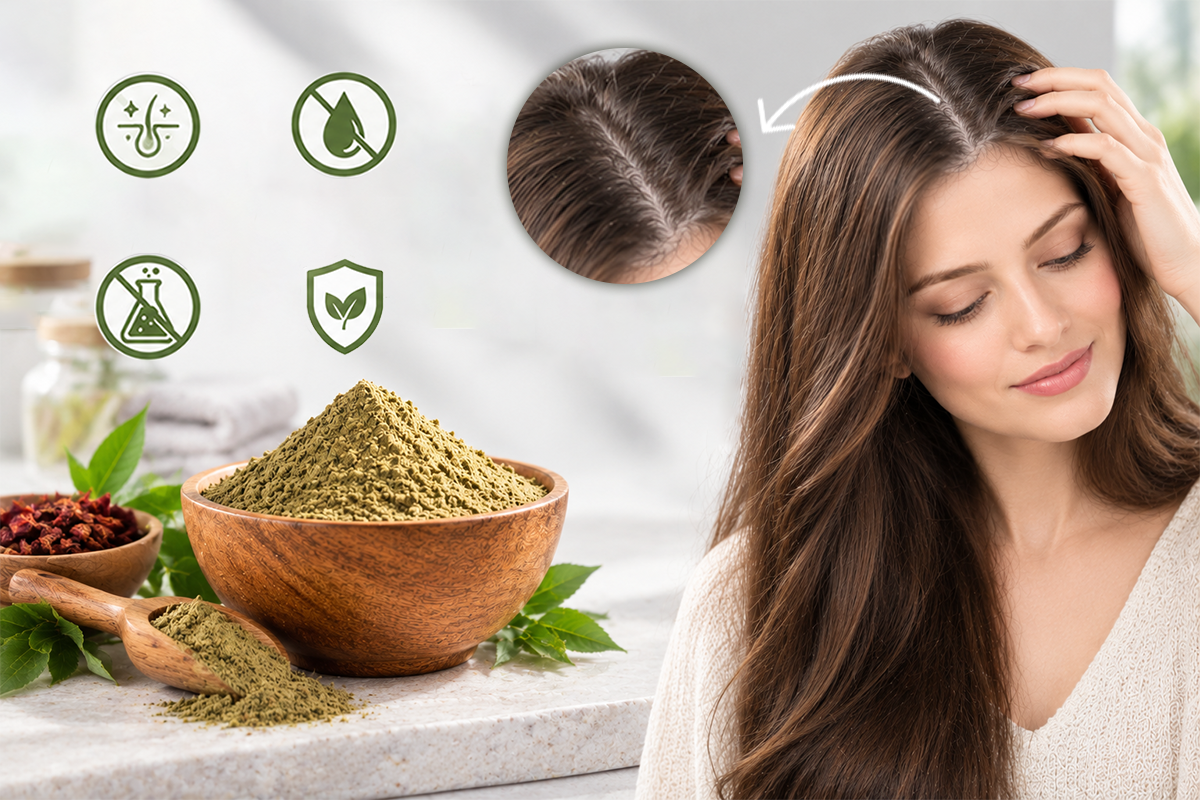 Organic henna powder manufacturers for sensitive scalps.